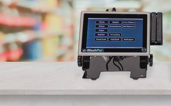 c-WashPal terminal for car wash transactions inside C-Stores