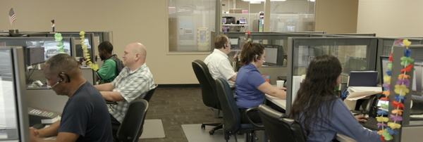 drb in-bay solutions technical support representatives working
