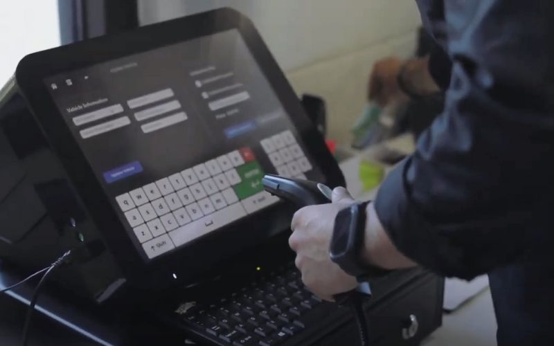 washify pos terminal in use