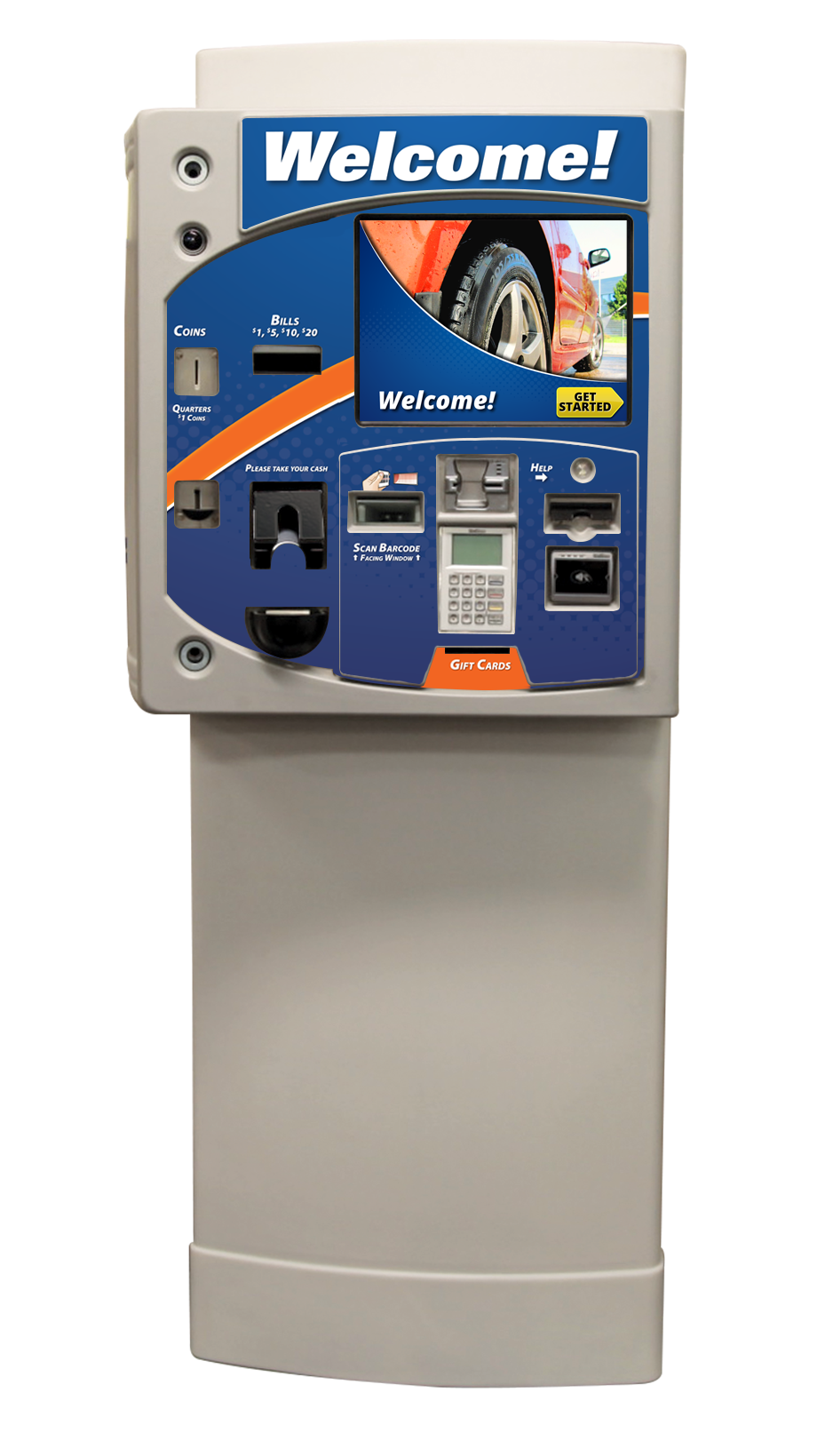 DRB's XPT 5+ car wash pay station for Canada